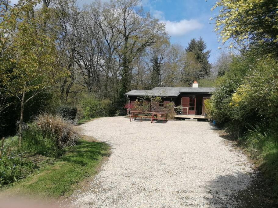 Chalet En Pleine Nature Au Bord D'Un Etang Lanvallay エクステリア 写真