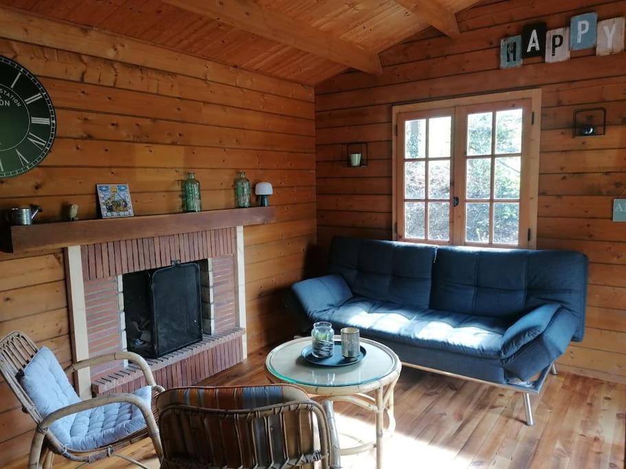 Chalet En Pleine Nature Au Bord D'Un Etang Lanvallay エクステリア 写真